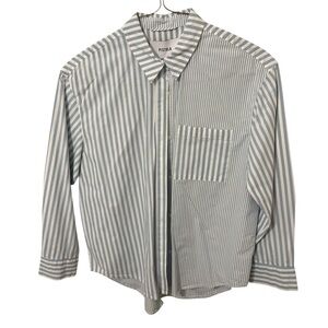 Pistola Light Blue and White Striped Shirt